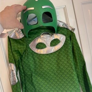 PJ Masks Green and Silver Kids Costume Dress Up Set!